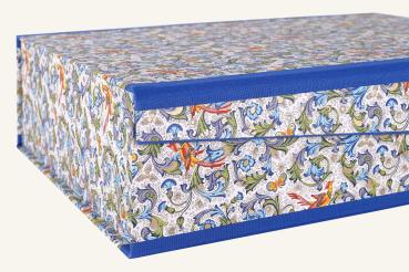 Large box of organizing aids for collecting and filing